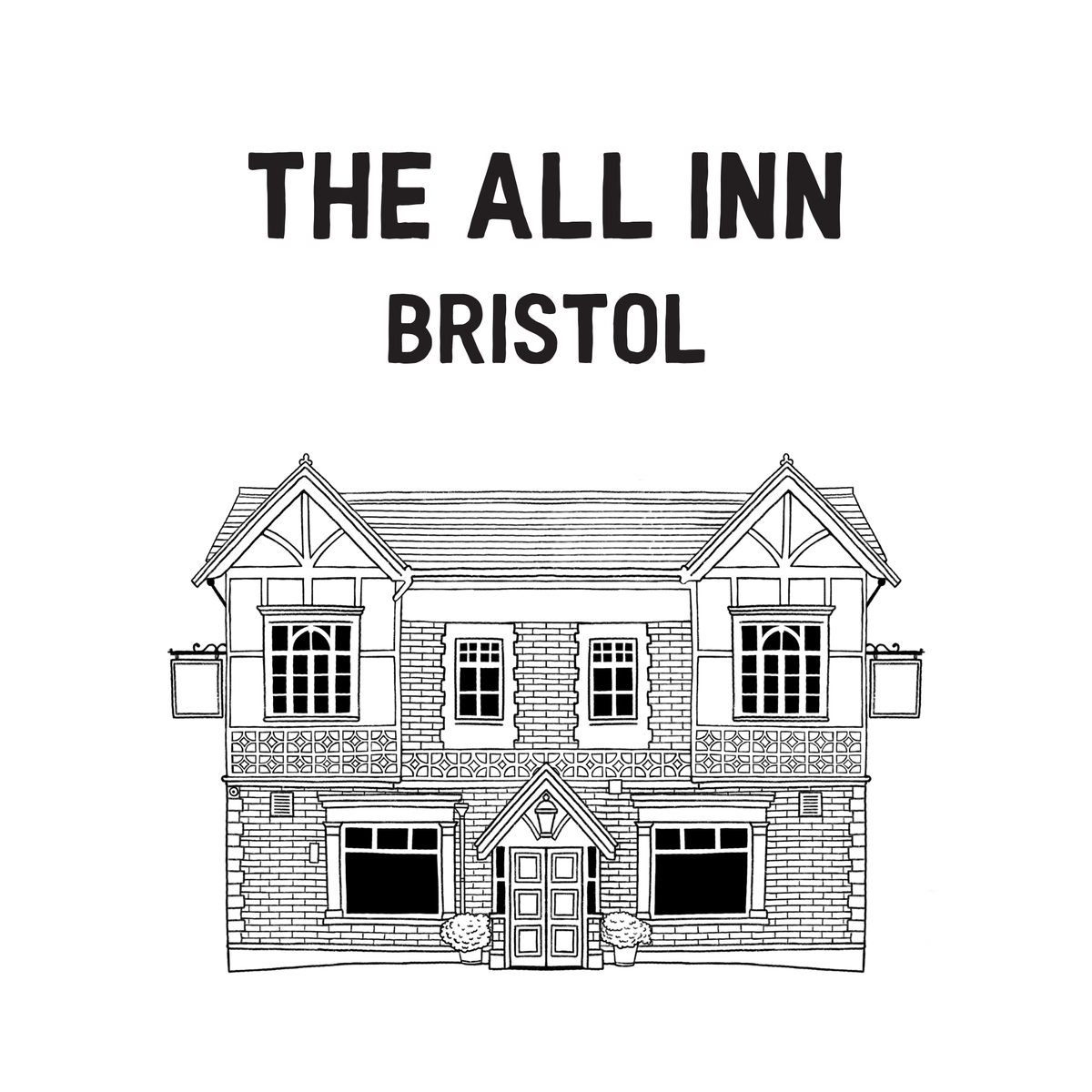 Illustration of The All Inn pub, Bristol