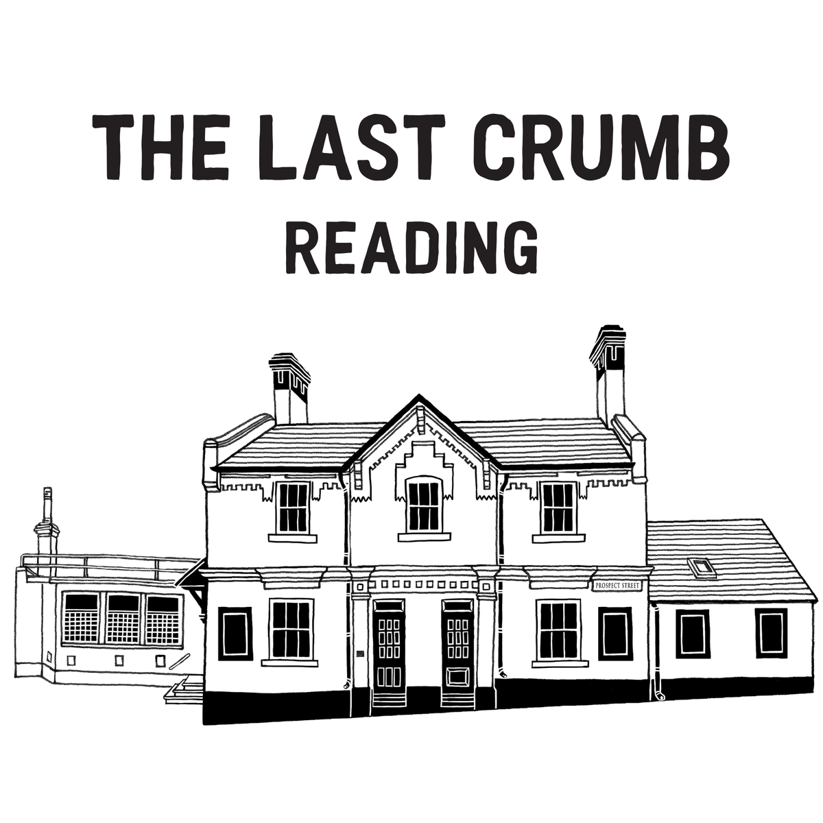 Illustration of The Last Crumb pub, Reading
