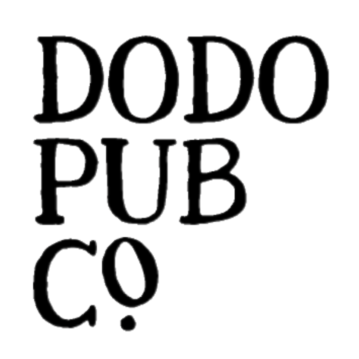 Dodo Pub Co wordmark logo in black
